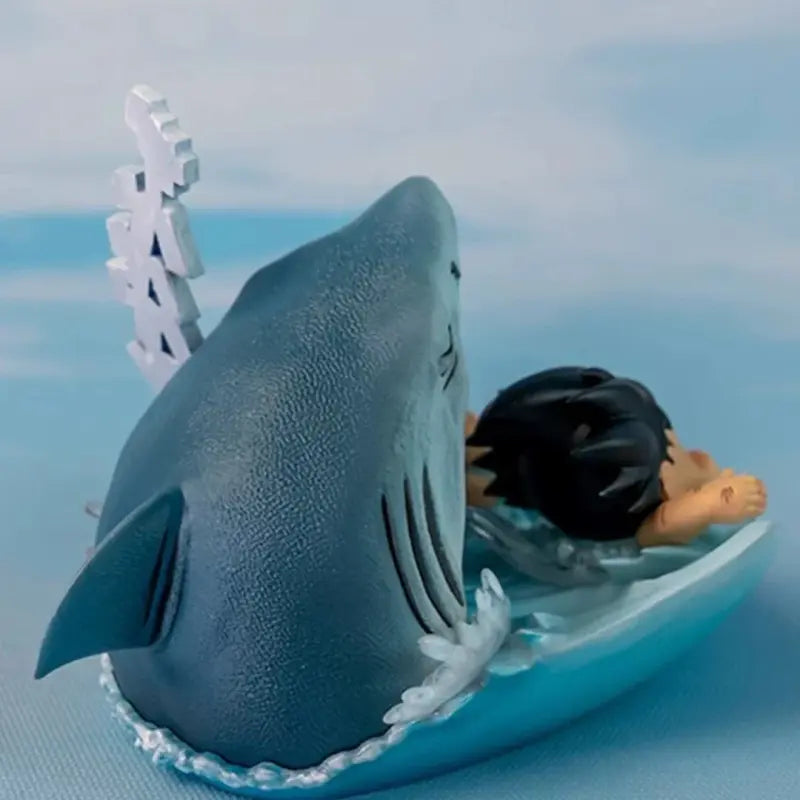 Dragon Ball Figure Goku & Krillin Attacked by a Shark