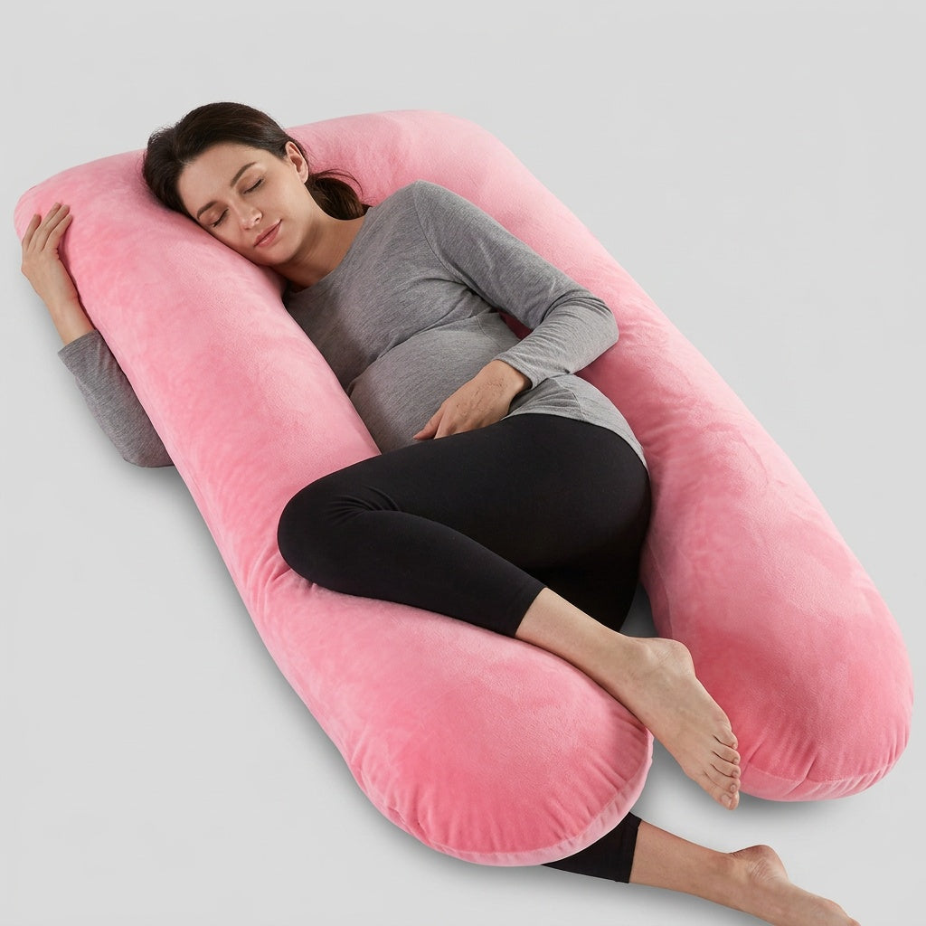 Coussin de grossesse en forme de U