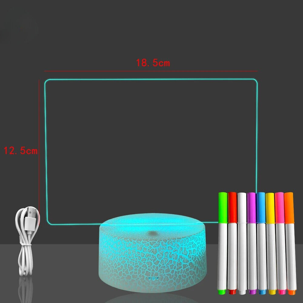 Veilleuse LED CréaMagic tableau dessin