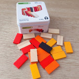 Boîte de Puzzle de Voyage Montessori (Blocs Cognitifs 6-en-1)