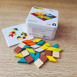 Boîte de Puzzle de Voyage Montessori (Blocs Cognitifs 6-en-1)