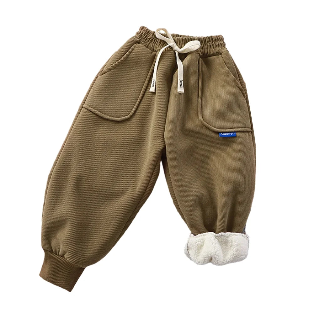 Pantalon Jogging Doublé Polaire Garçon