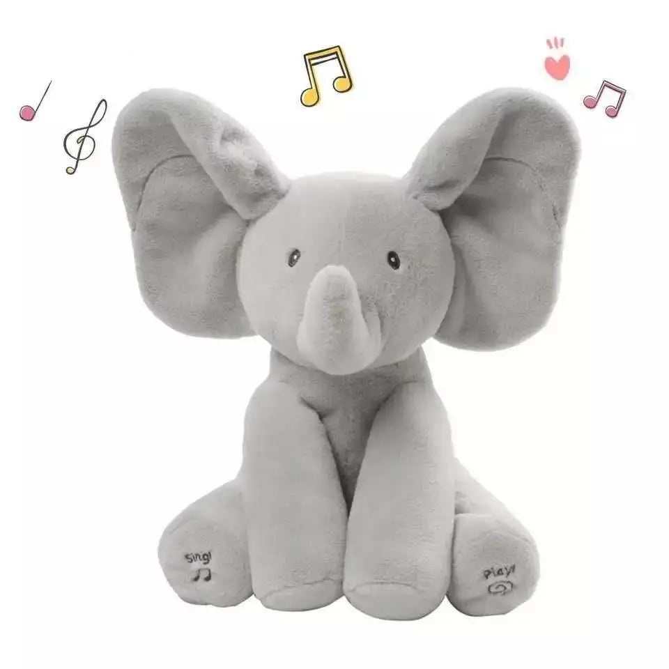 Elephant Flappy Peluche Musical-ClubdesJouets