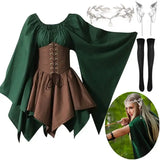 Costume Cosplay Elf médiévale