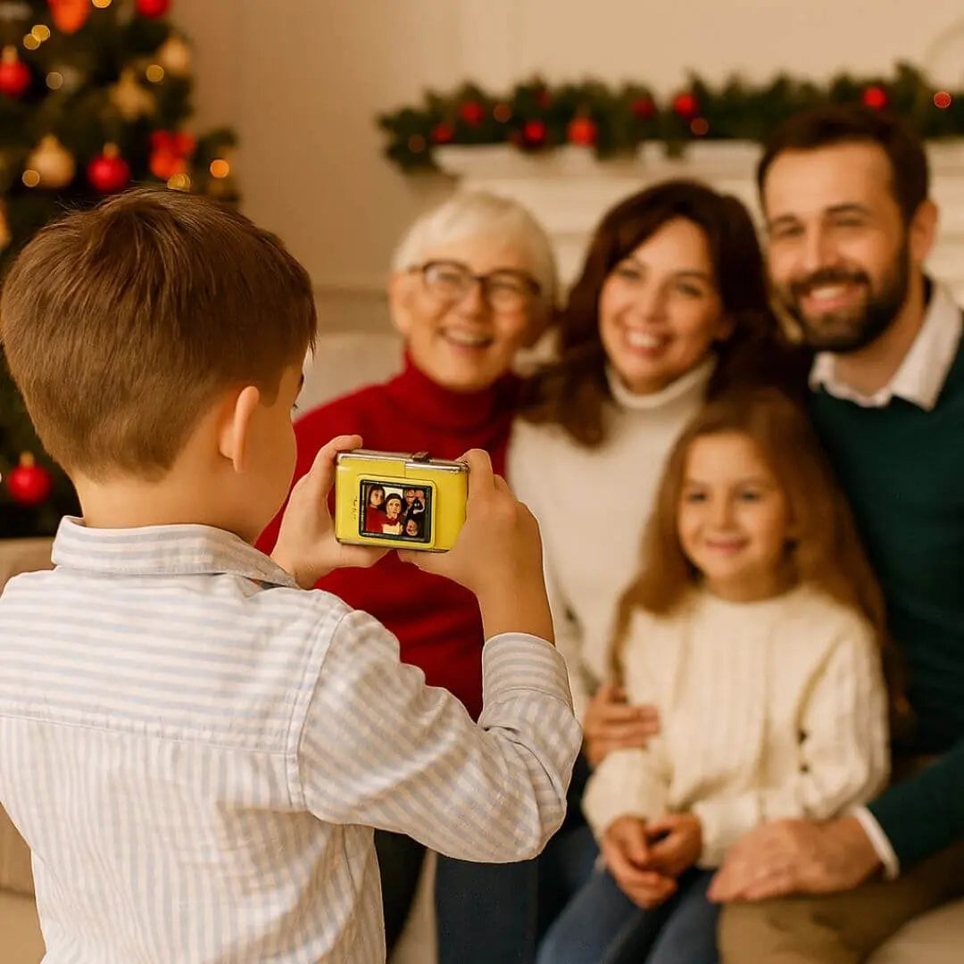 Fotocamera per Bambini 4K HD 48MP con Schermo Rotante 180° – PixyCam