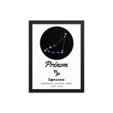 Tableau signe astrologique Capricorne