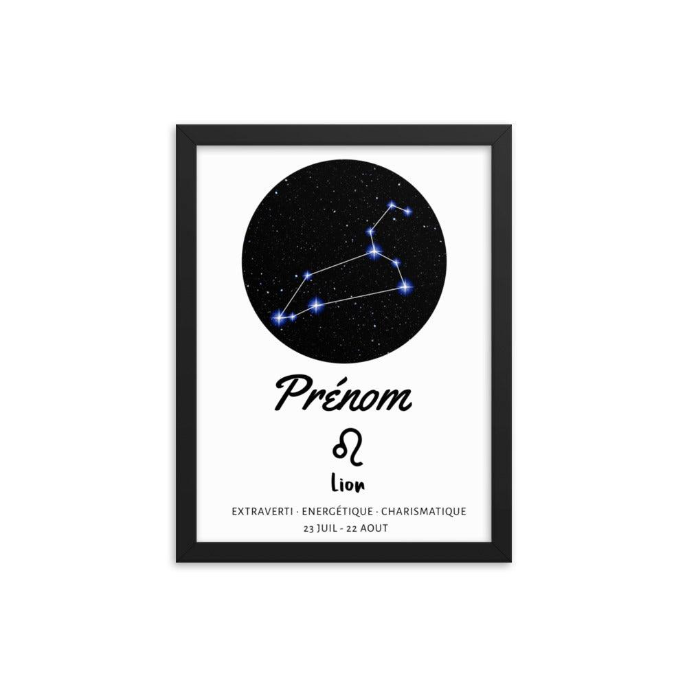 Tableau signe astrologique Lion