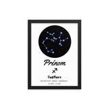 Tableau signe astrologique Sagittaire