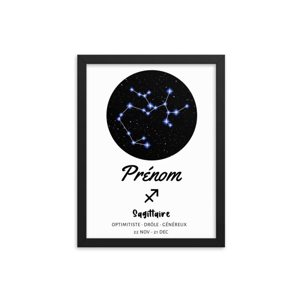 Tableau signe astrologique Sagittaire