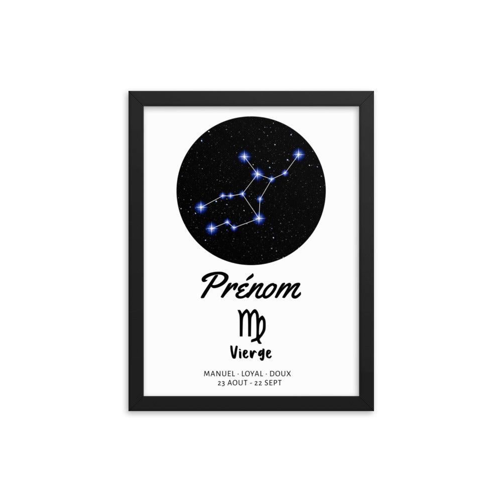 Tableau signe astrologique Vierge