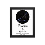Tableau signe astrologique Capricorne