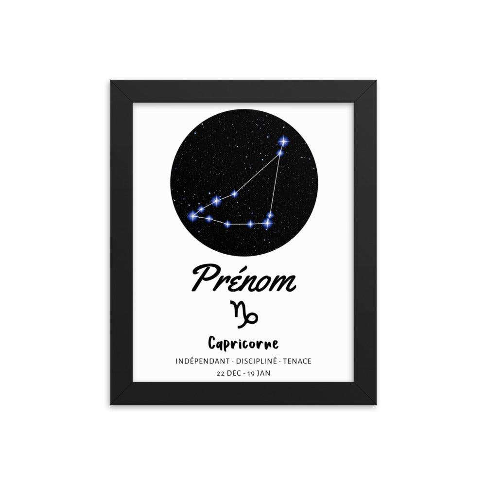 Tableau signe astrologique Capricorne