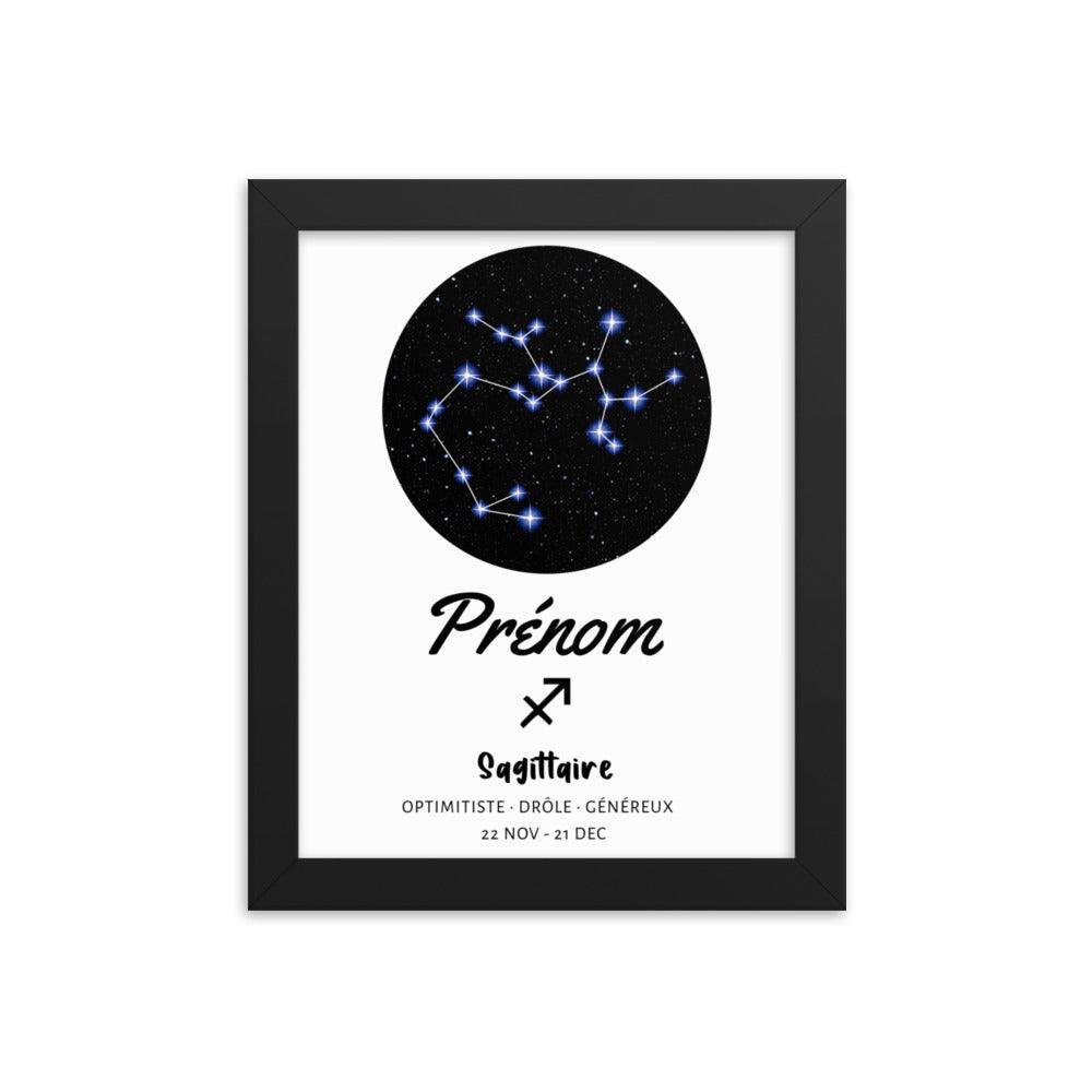 Tableau signe astrologique Sagittaire