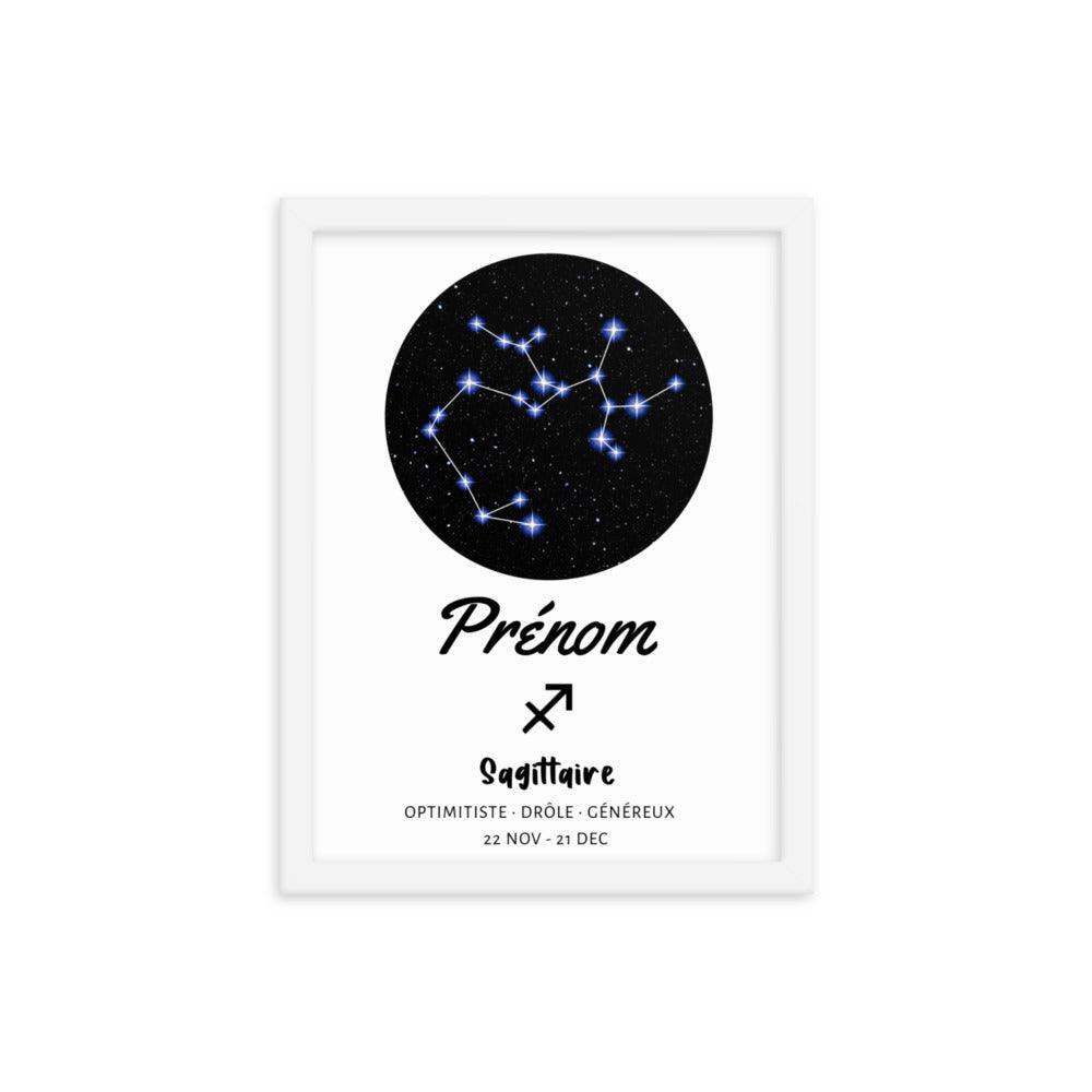 Tableau signe astrologique Sagittaire