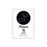 Tableau signe astrologique Vierge
