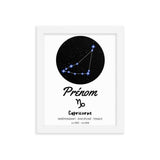 Tableau signe astrologique Capricorne
