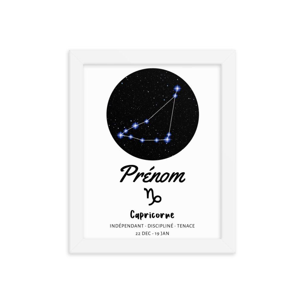 Tableau signe astrologique Capricorne