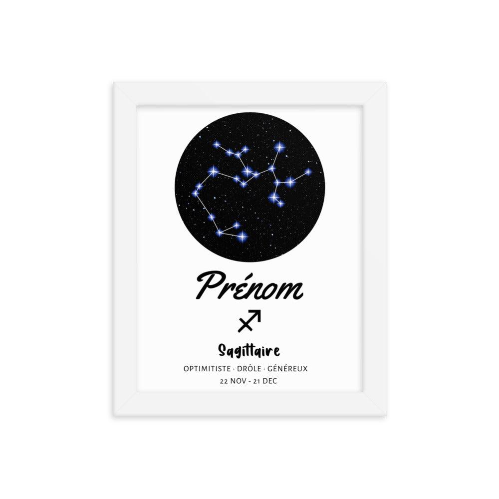 Tableau signe astrologique Sagittaire