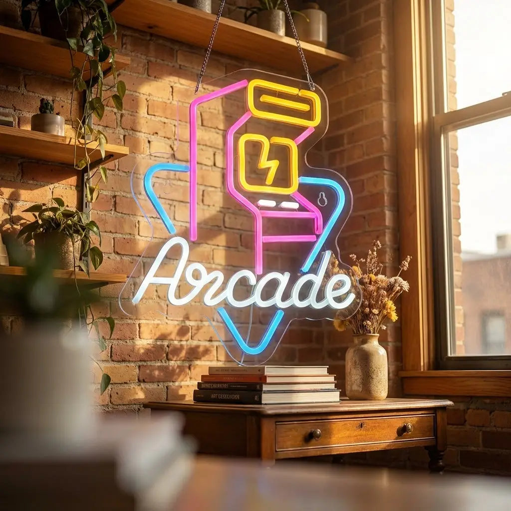 Enseigne néon LED Arcade avec alimentation USB