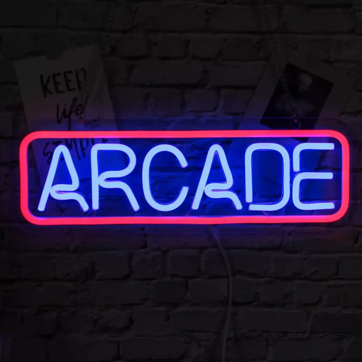 Enseigne néon LED Arcade avec alimentation USB