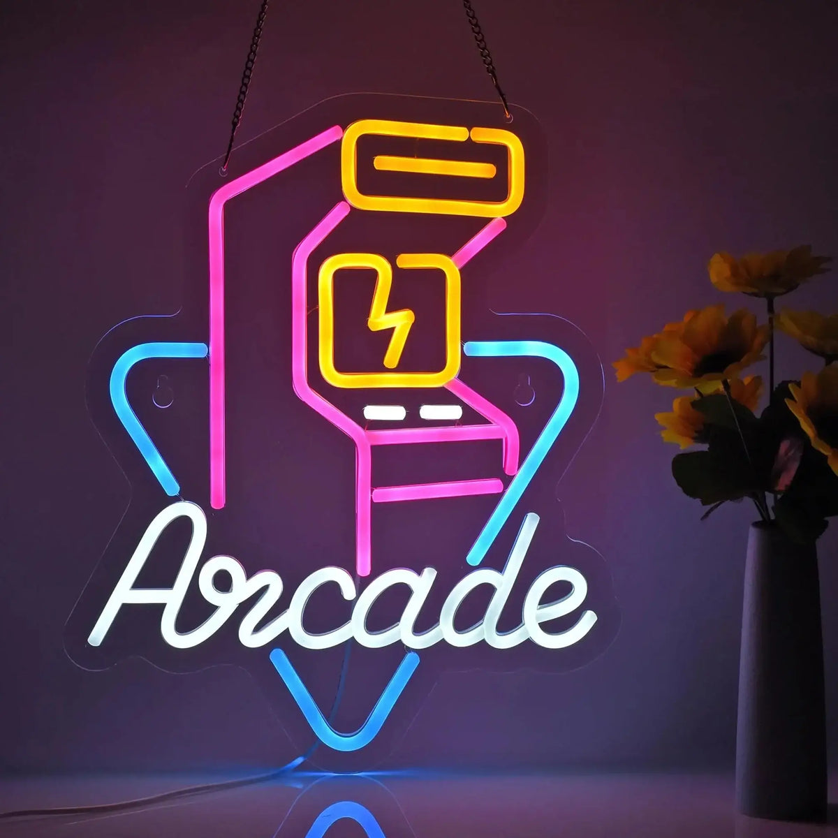 Enseigne néon LED Arcade avec alimentation USB