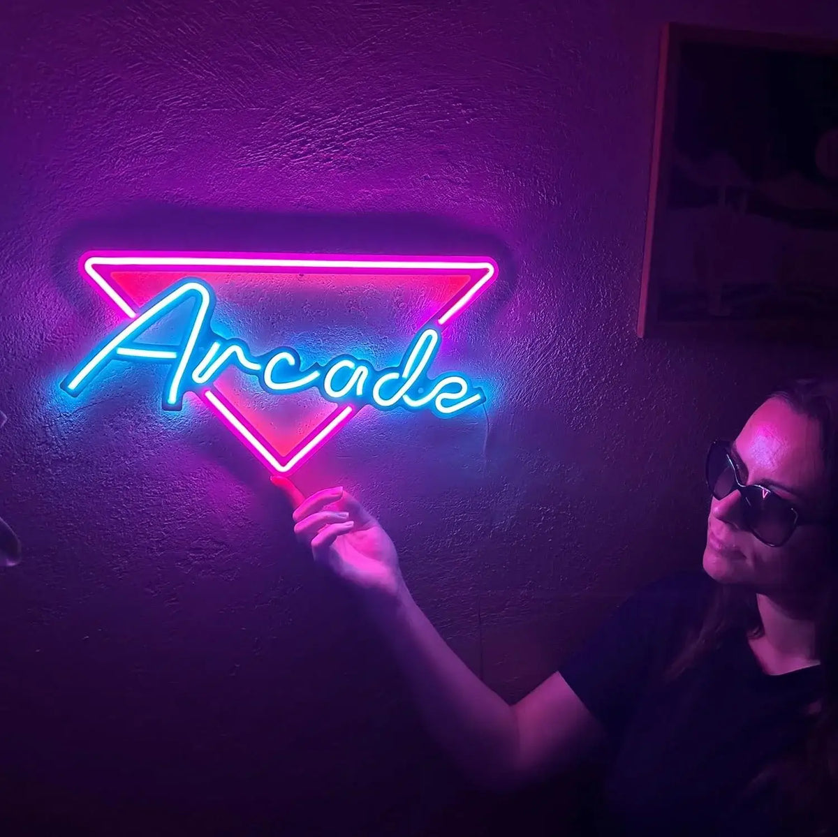 Enseigne néon LED Arcade avec alimentation USB