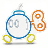 Enseigne Neon Bomb Plombier Retro