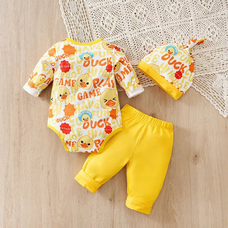 Ensemble 3 pcs Bebe Unisexe Poussin
