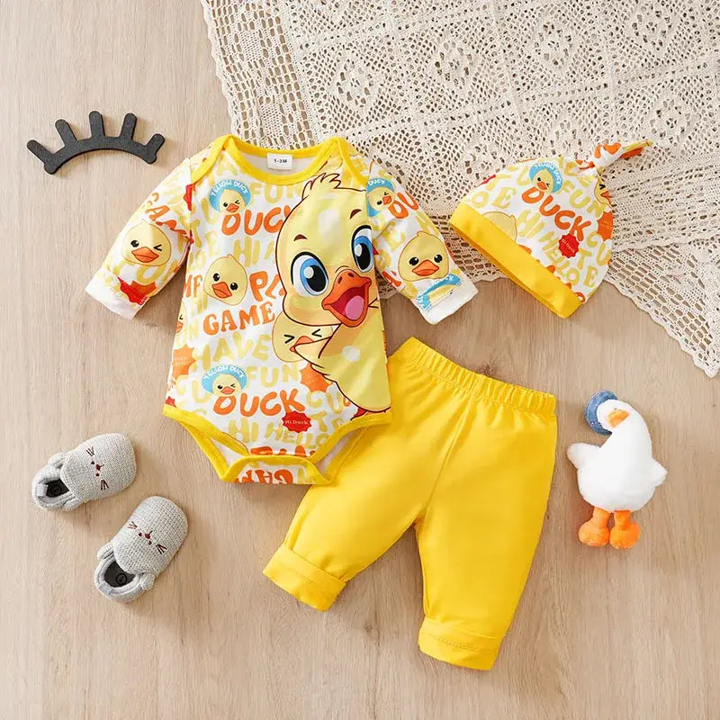 Ensemble 3 pcs Bebe Unisexe Poussin