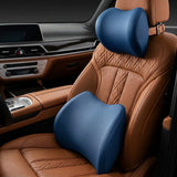Appui-tête et coussin lombaire pour voiture