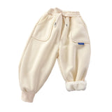 Pantalon Jogging Doublé Polaire Garçon