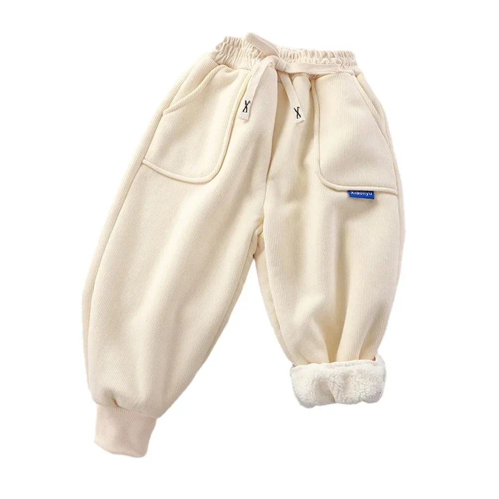 Pantalon Jogging Doublé Polaire Garçon