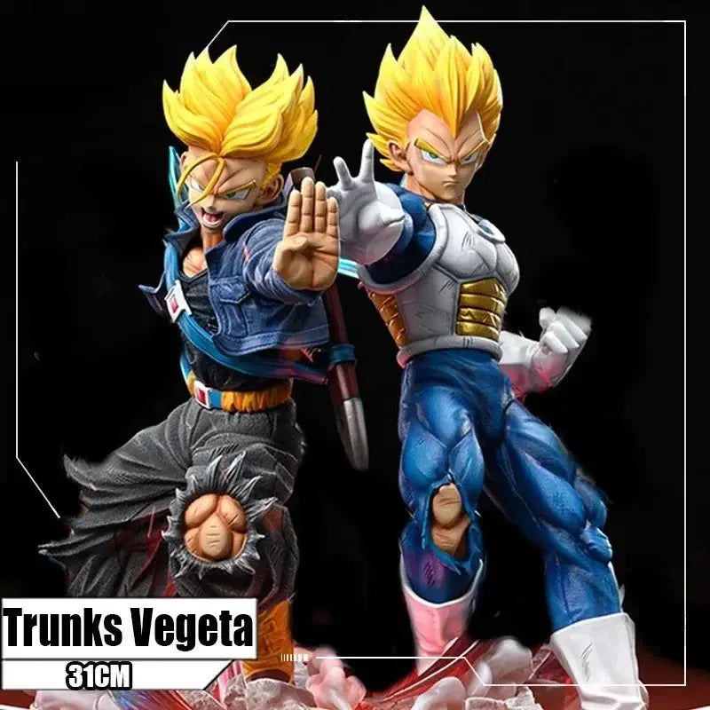 Figurine Dragon Ball Z Trunks & Vegeta Super Sayians