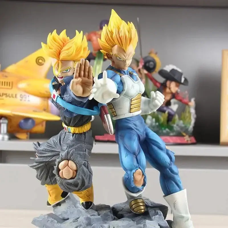 Figurine Dragon Ball Z Trunks & Vegeta Super Sayians
