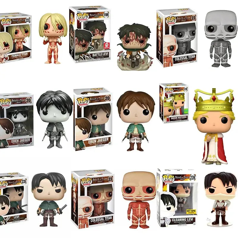 Figurine Funko Pop Livaï vs Titan Bestial SNK