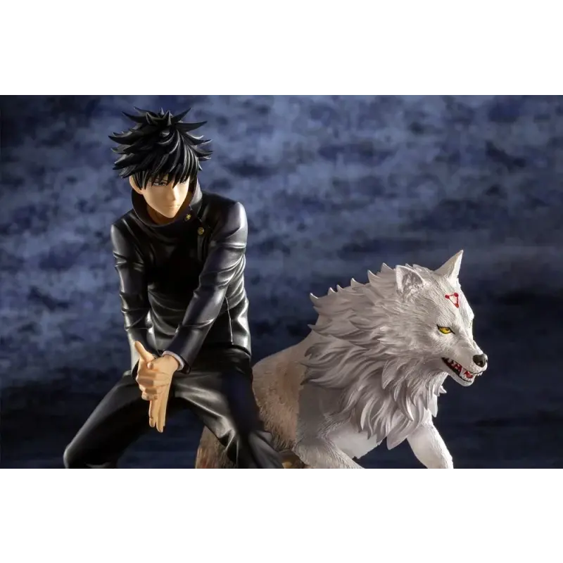 Figurine Megumi Fushiguro et Chien de jade Jujutsu Kaisen