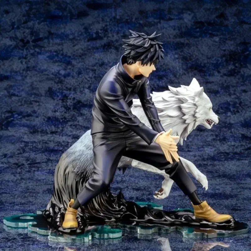 Figurine Megumi Fushiguro et Chien de jade Jujutsu Kaisen
