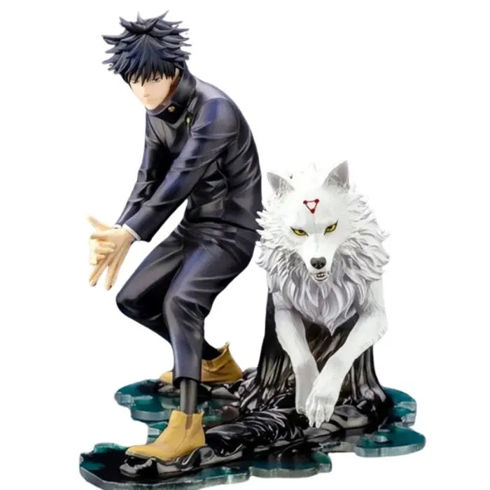Figurine Megumi Fushiguro et Chien de jade Jujutsu Kaisen