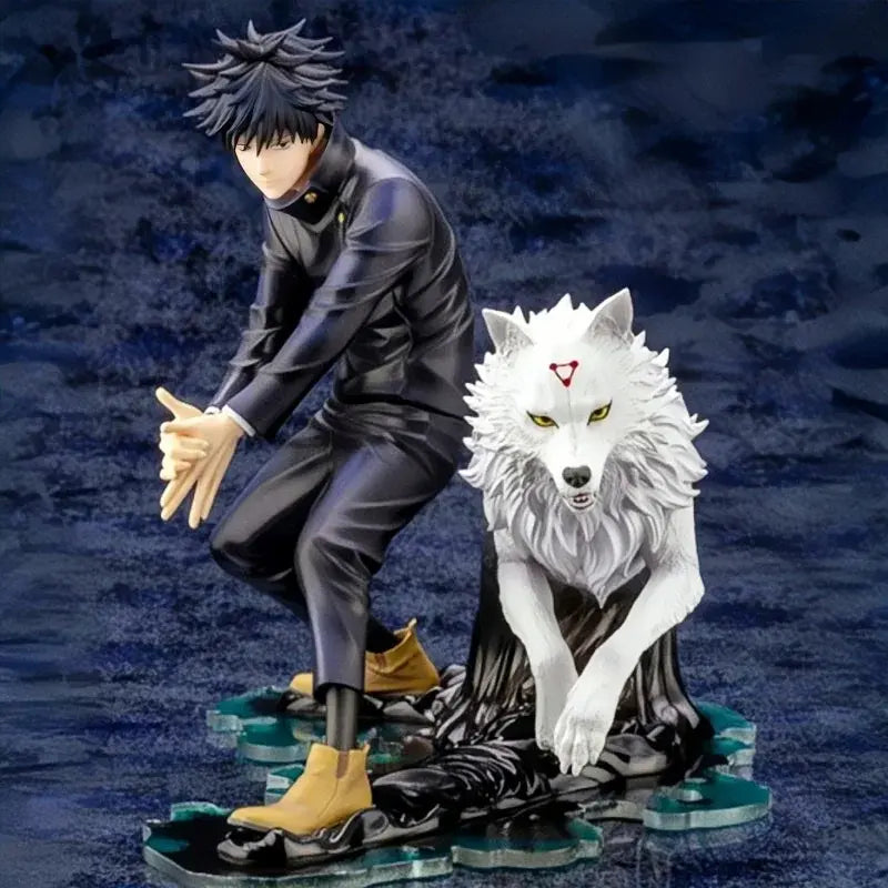Figurine Megumi Fushiguro et Chien de jade Jujutsu Kaisen