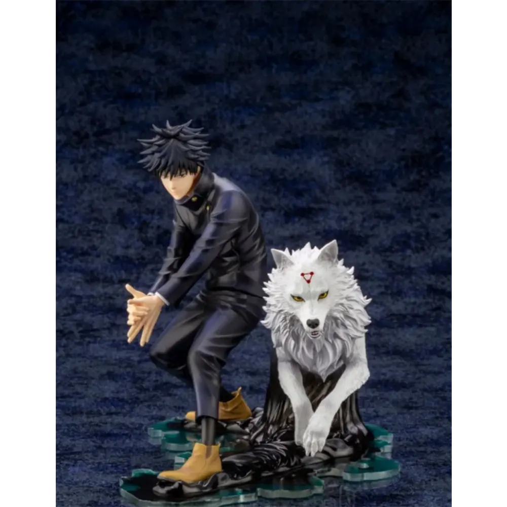 Figurine Megumi Fushiguro et Chien de jade Jujutsu Kaisen