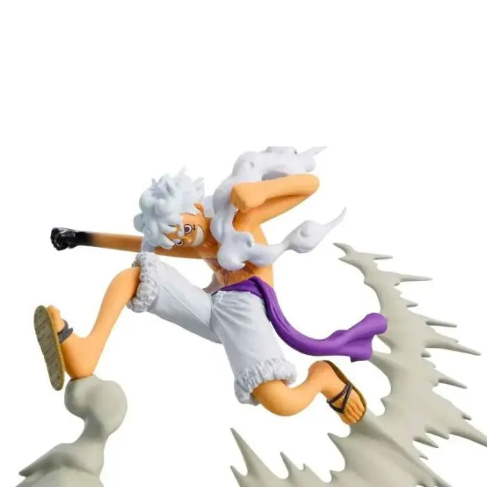 Figurine One Piece Rob Lucci vs Monkey D. Luffy Gear V