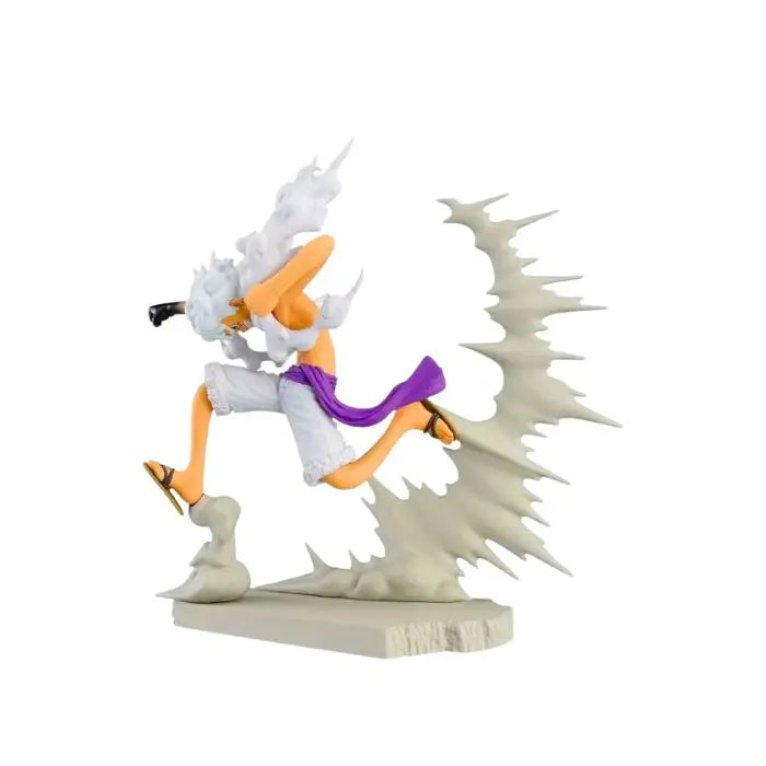 Figurine One Piece Rob Lucci vs Monkey D. Luffy Gear V