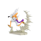 Figurine One Piece Rob Lucci vs Monkey D. Luffy Gear V