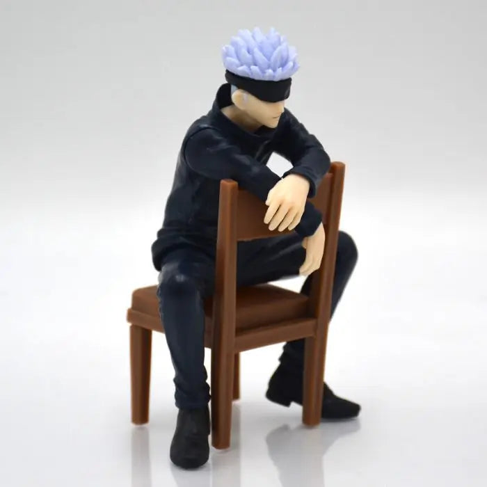 Figurine Satoru Gojo Pose assis Jujutsu Kaisen