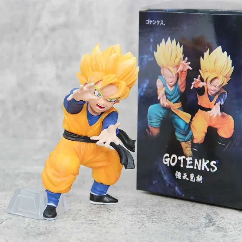 Figurine Trunks & Goten enfant Super Sayens