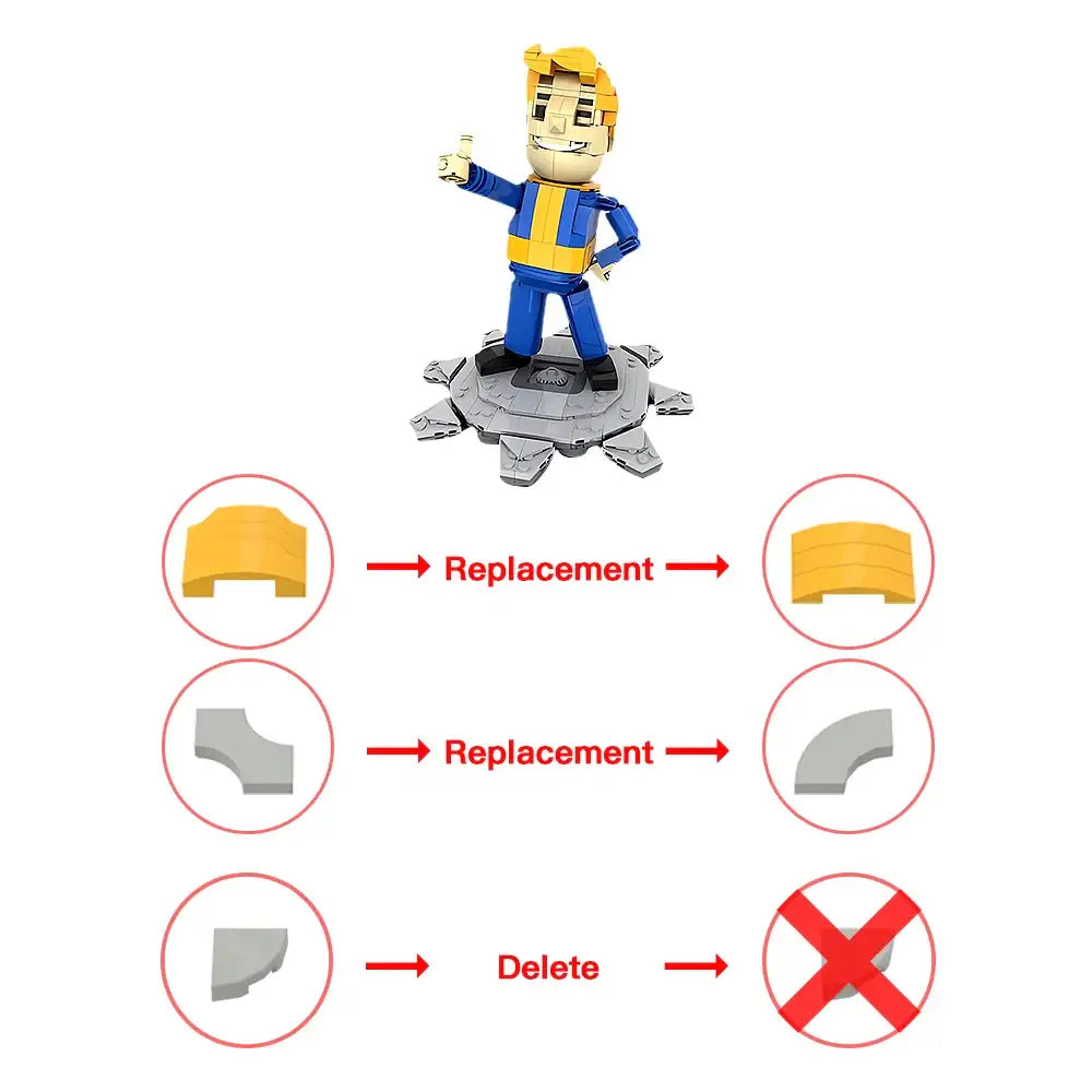 Figurine Vault Boy Fallot à construire