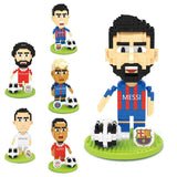 Figurines Micro blocs footballeurs miniatures