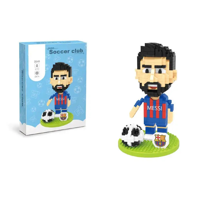 Figurines Micro blocs footballeurs miniatures