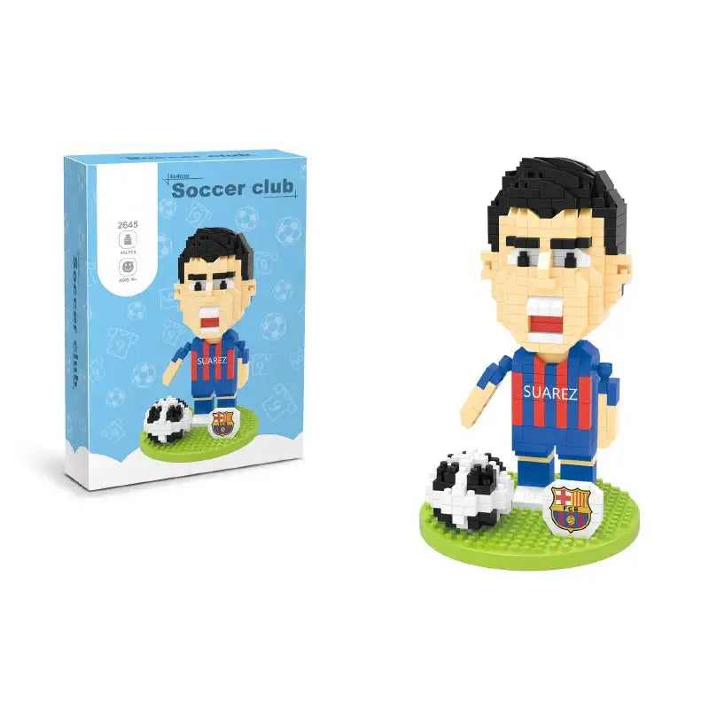 Figurines Micro blocs footballeurs miniatures