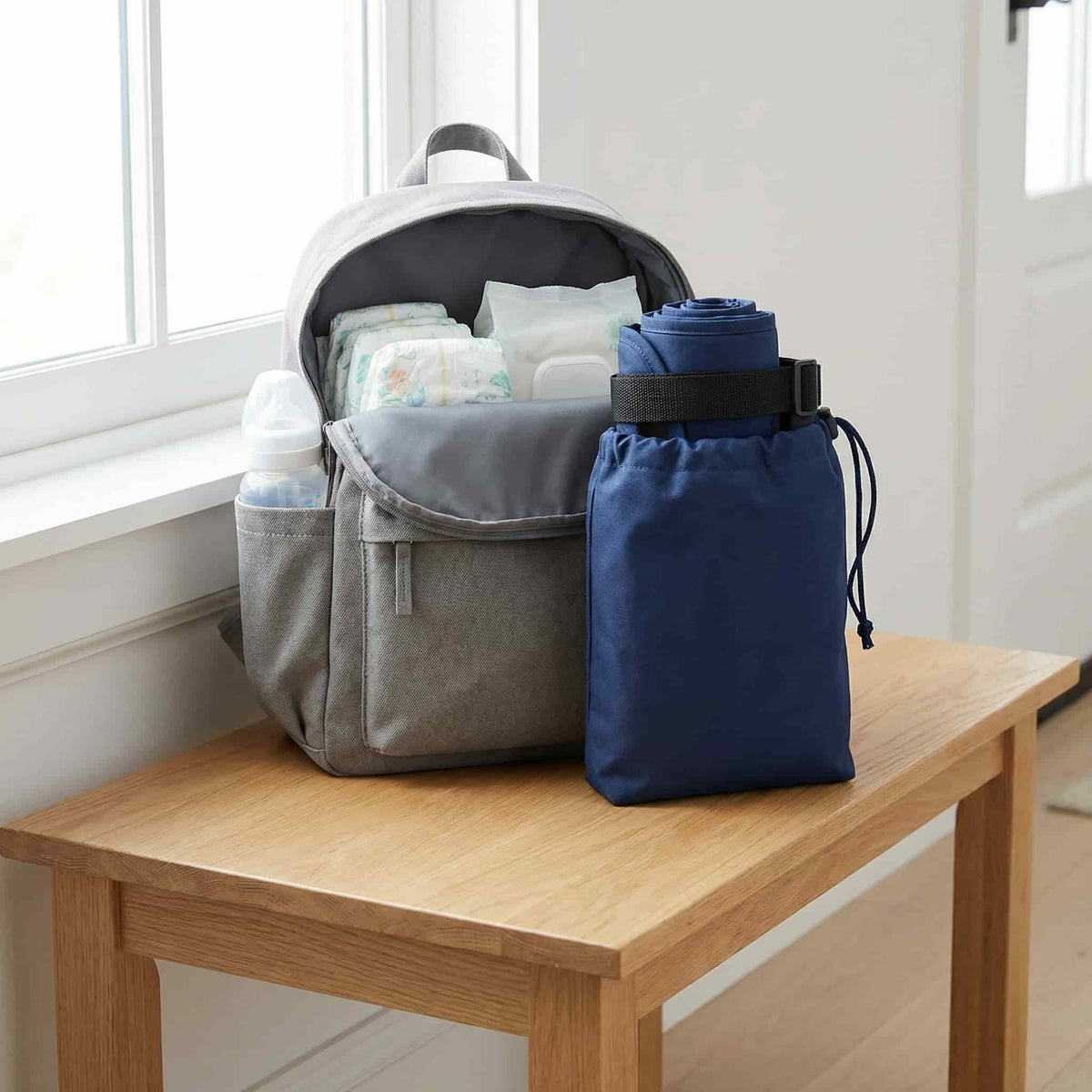 Harnais de Voyage Portable BabySafe (Harnais de Repas en Tissu Lavable)